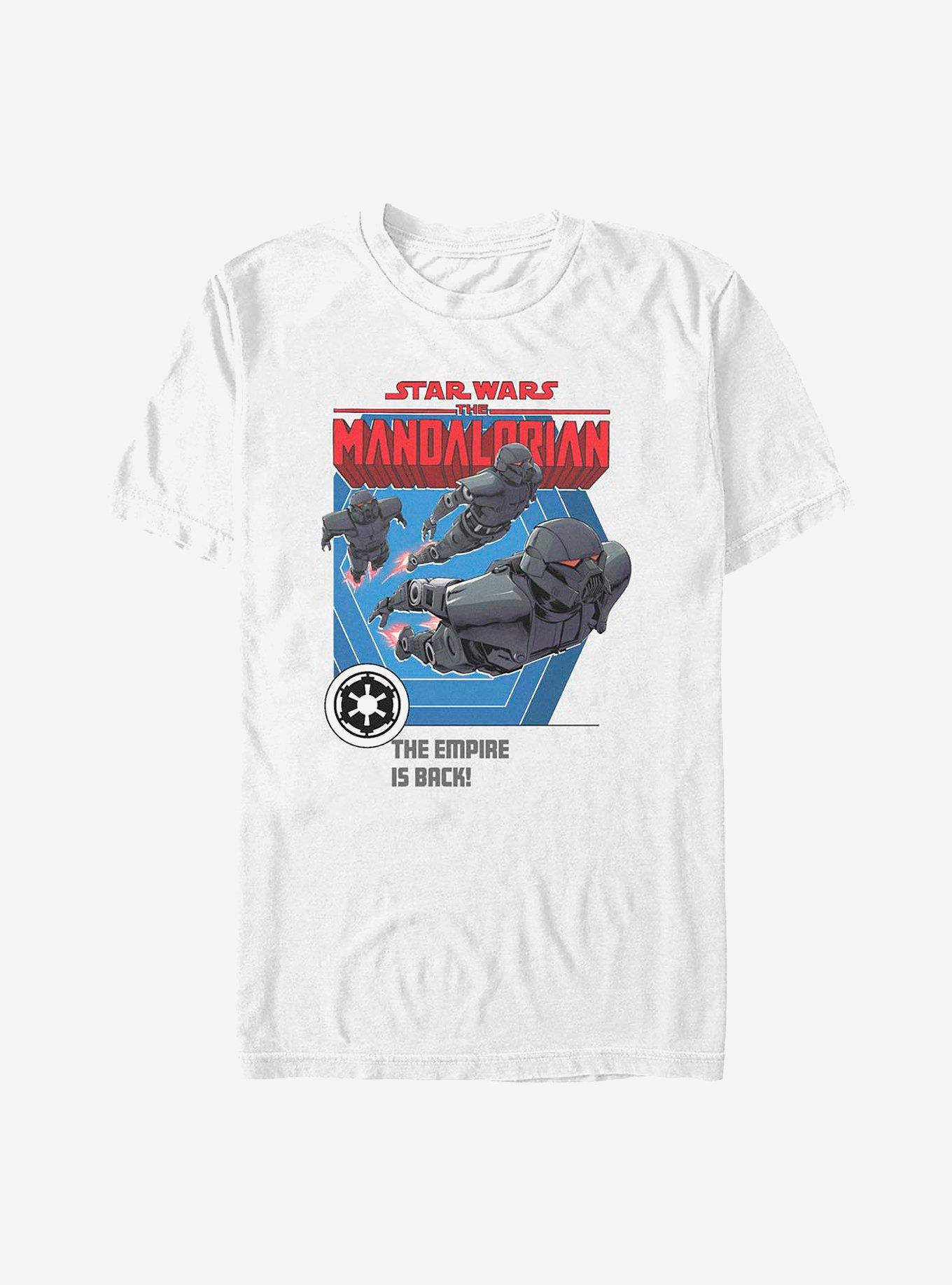 Star Wars The Mandalorian Empire Returns T-Shirt, WHITE, hi-res