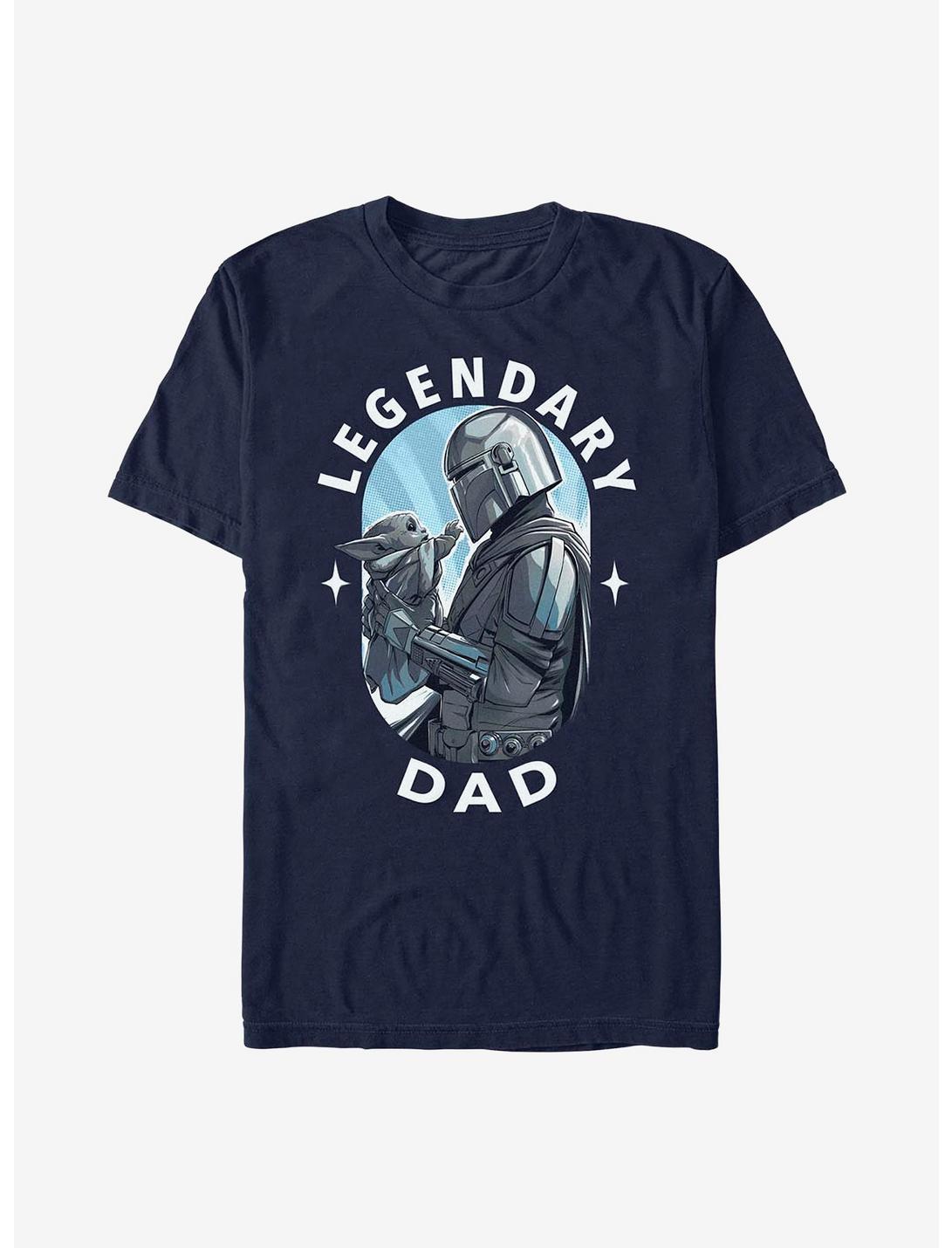 Star Wars The Mandalorian Legendary Dad T-Shirt, NAVY, hi-res
