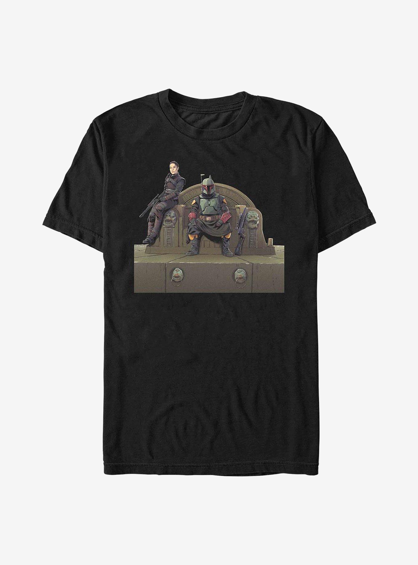 Star Wars The Mandalorian Throne Of Fett T-Shirt