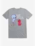 Strange Planet Please Cease Ingesting All Objects T-Shirt, SILVER, hi-res