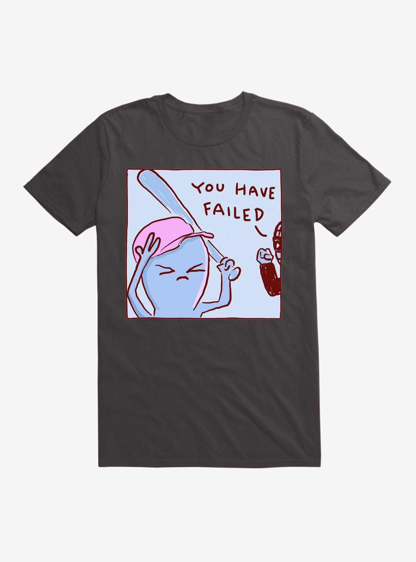 Strange Planet You Have Failed T-Shirt, BLACK, hi-res