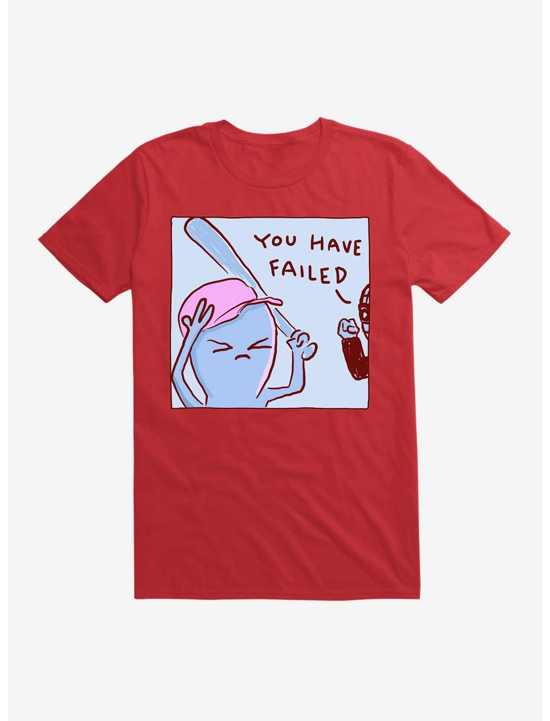 Strange Planet You Have Failed T-Shirt, RED, hi-res