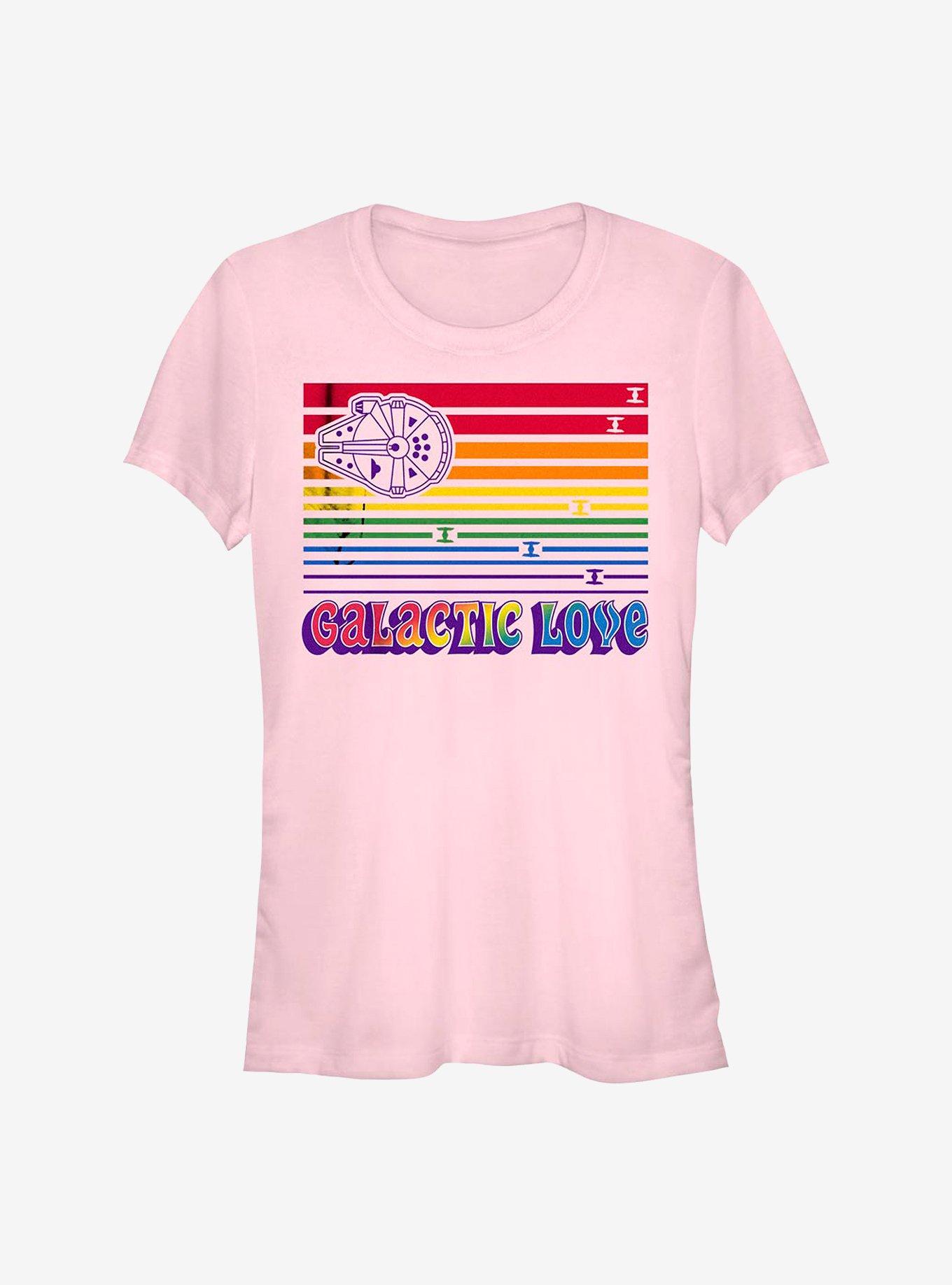 Star Wars Millennium Falcon Galactic Love T-Shirt, , hi-res
