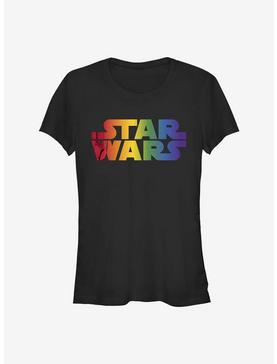 Star Wars Rainbow Logo T-Shirt, , hi-res