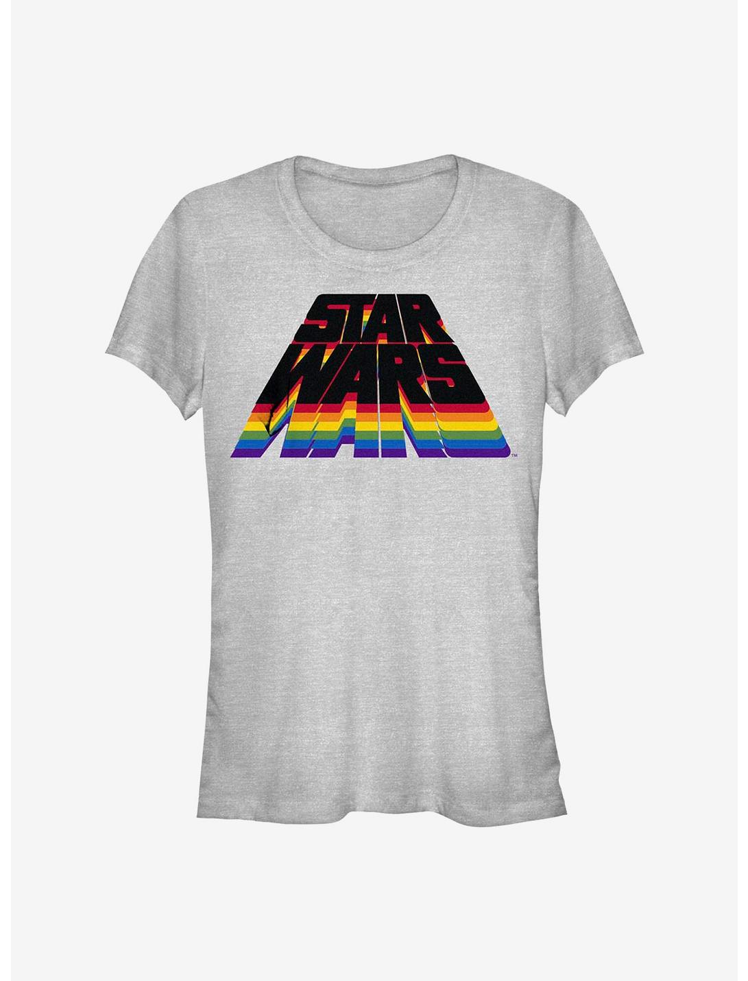 Star Wars Rainbow Stack T-Shirt, ATH HTR, hi-res