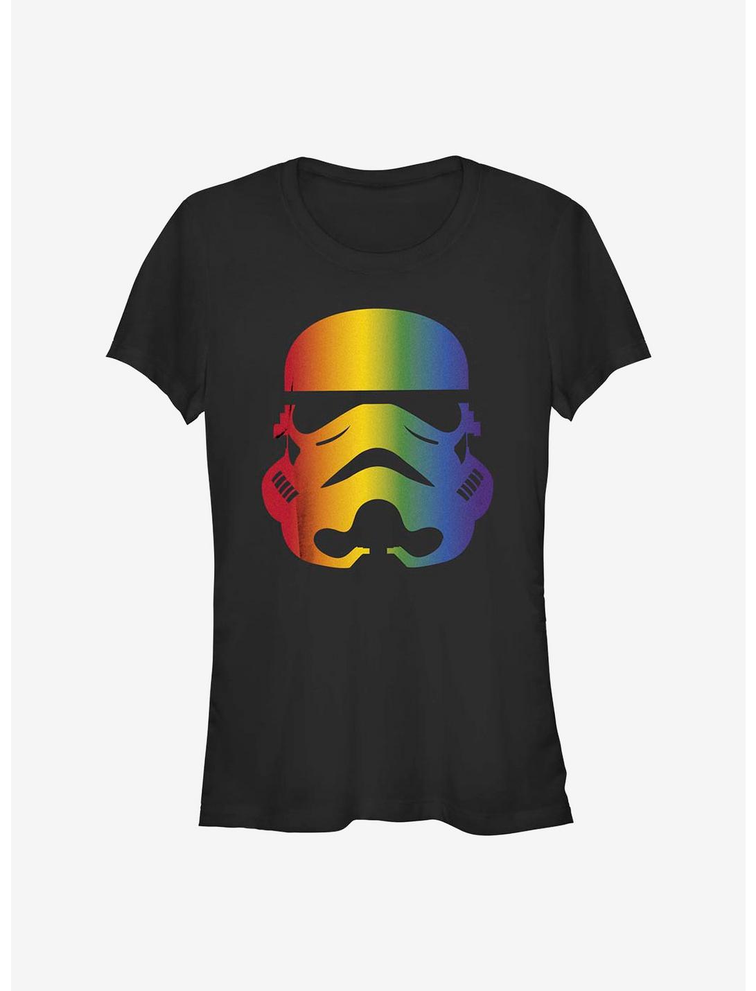 Star Wars Rainbow Stormtrooper T-Shirt, BLACK, hi-res