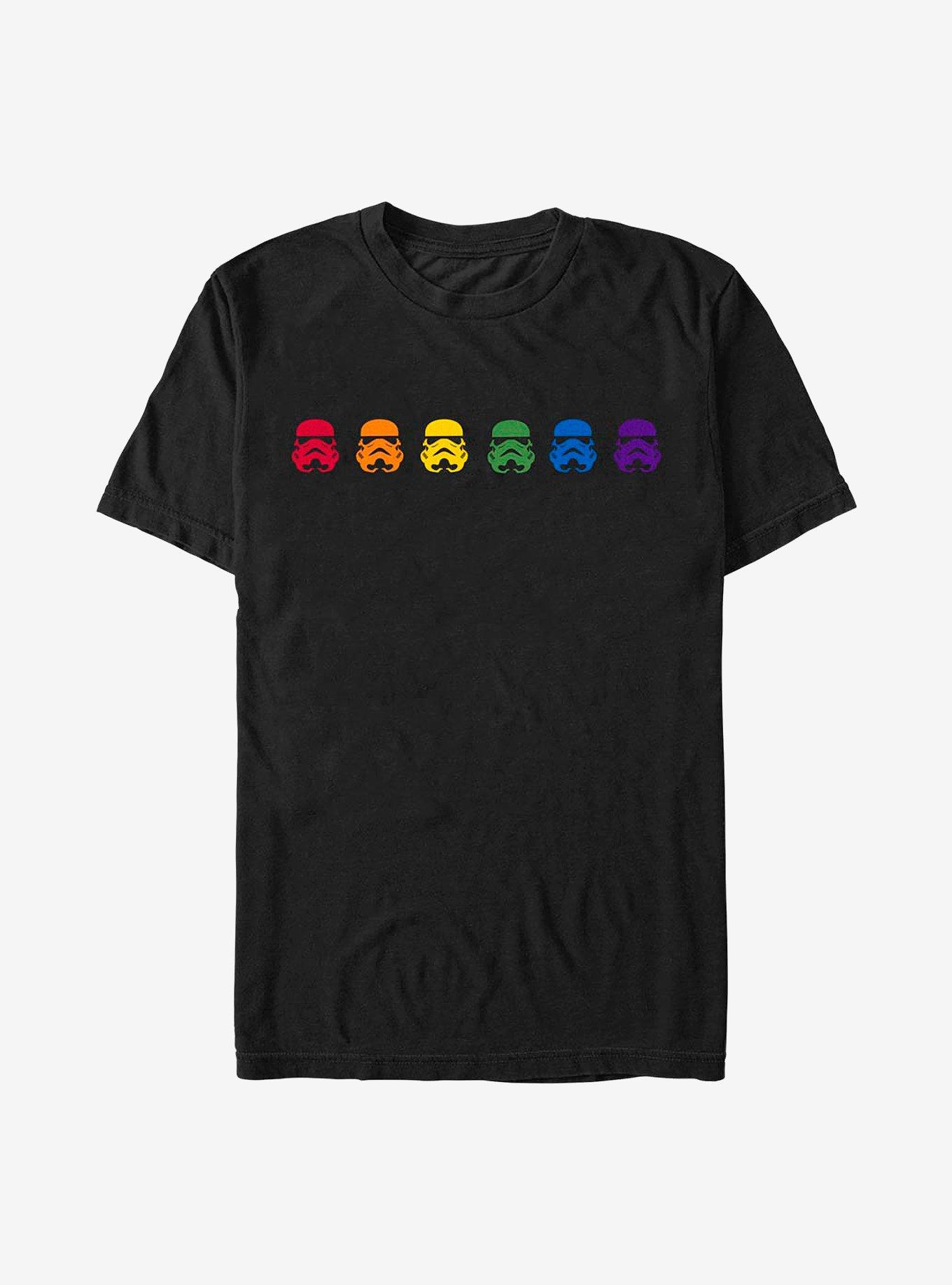 Star Wars Stormtrooper Rainbow Helmets T-Shirt