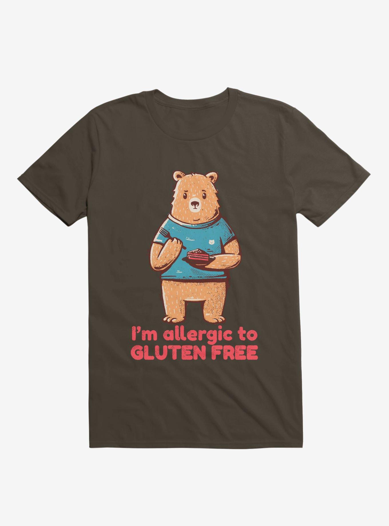 I'm Allergic To Gluten Free Bear T-Shirt, , hi-res