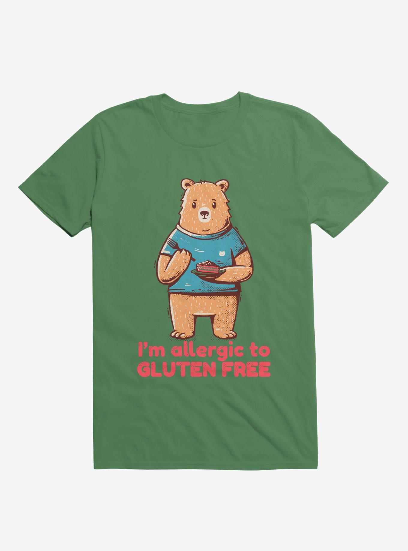 I'm Allergic To Gluten Free Bear T-Shirt, , hi-res