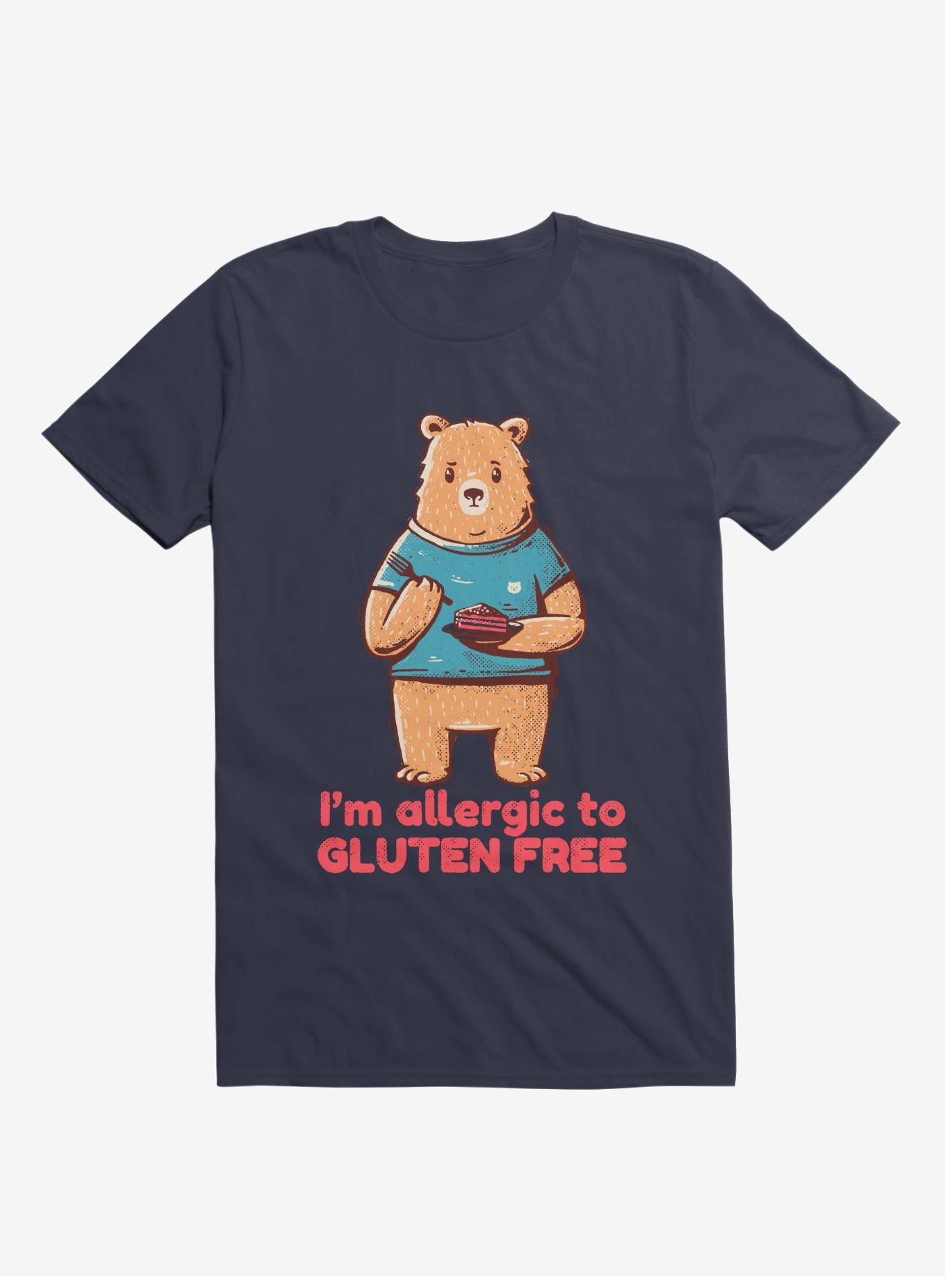 I'm Allergic To Gluten Free Bear T-Shirt, , hi-res