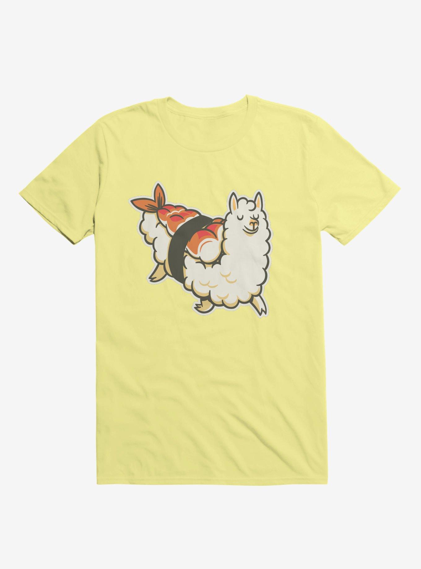 Alpaca Sushi Niguiri I T-Shirt, CORN SILK, hi-res
