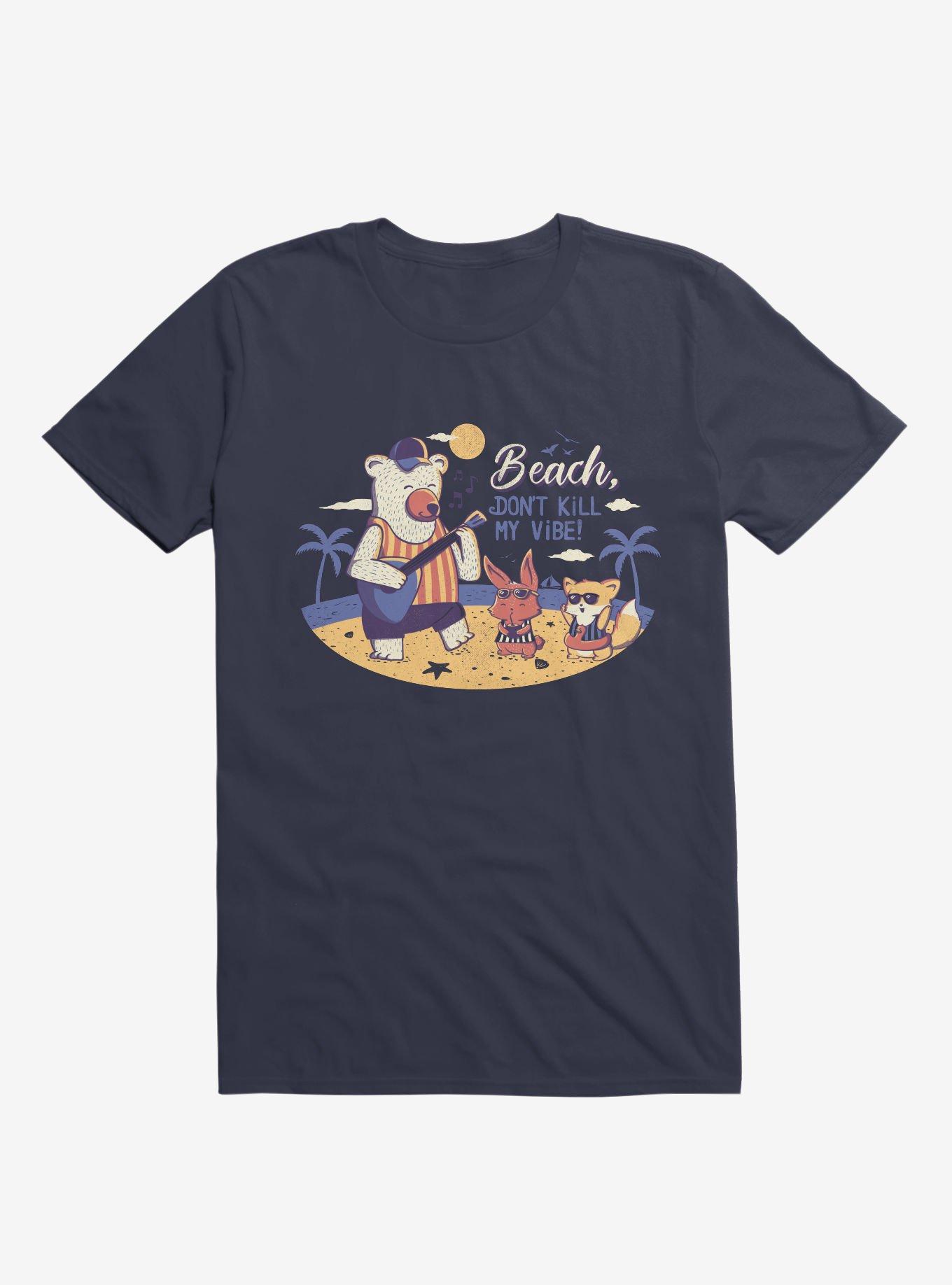 Beach! Don't Kill My Vibe T-Shirt, , hi-res