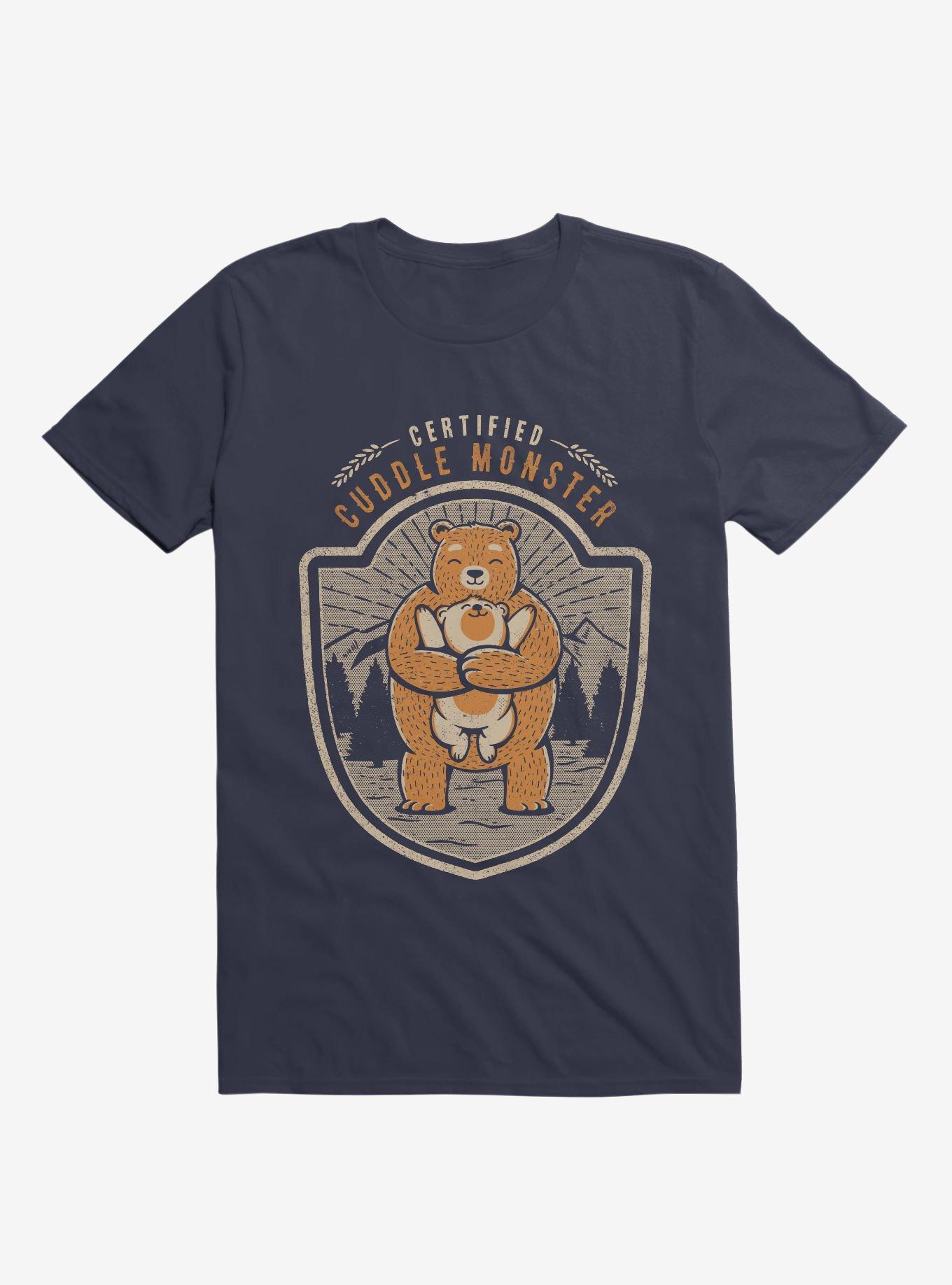 Certified Cuddle Monster T-Shirt, NAVY, hi-res