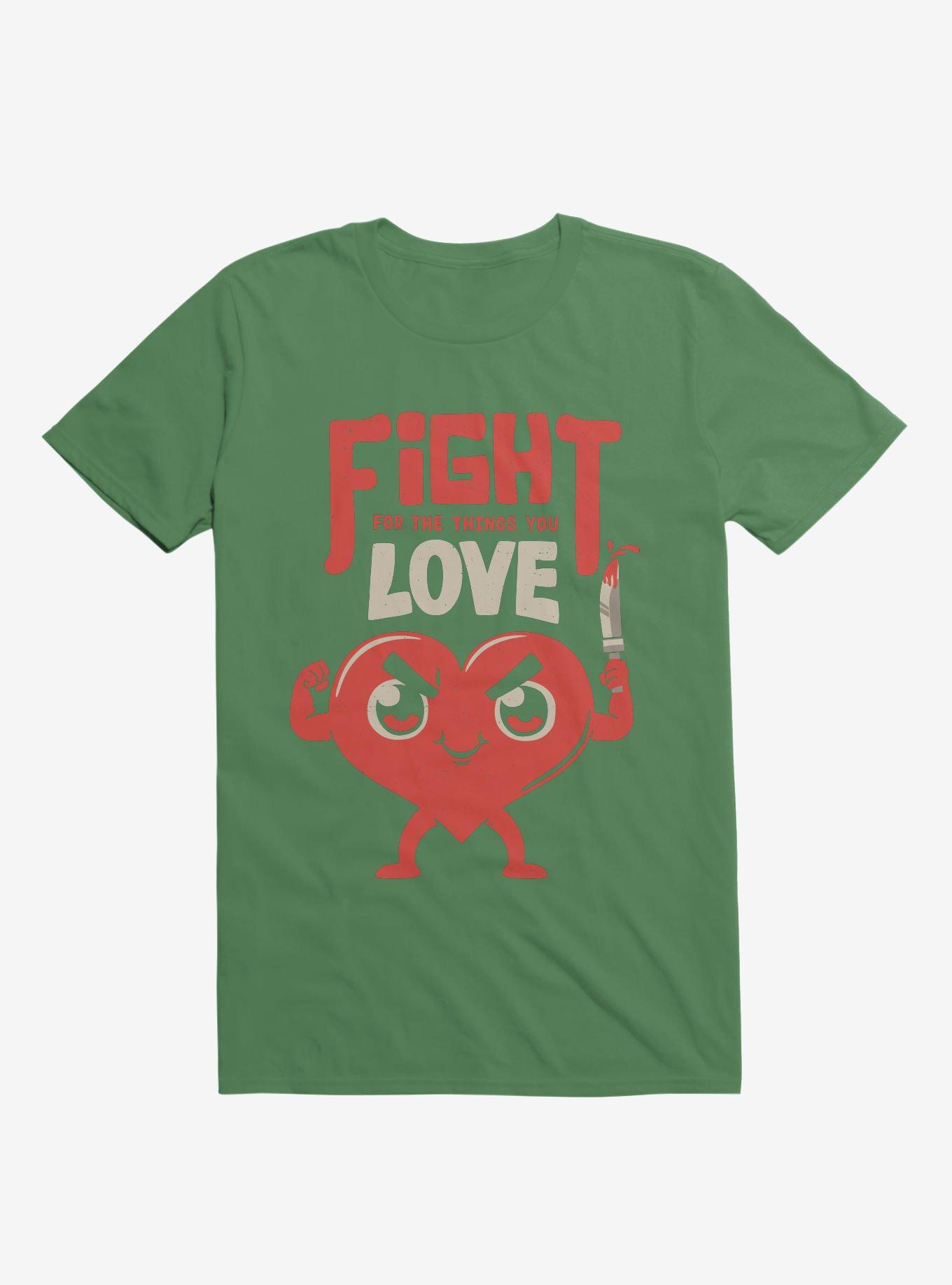 Fight For The Things You Love T-Shirt, KELLY GREEN, hi-res