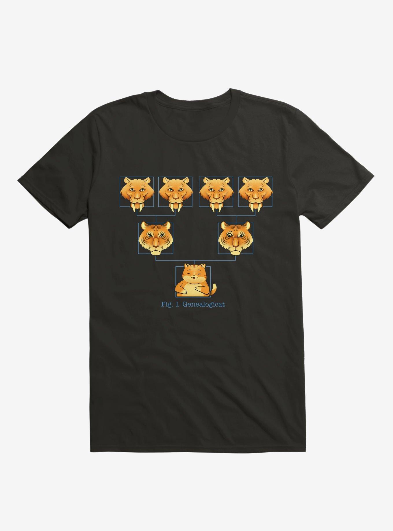 Genealogicat T-Shirt, BLACK, hi-res