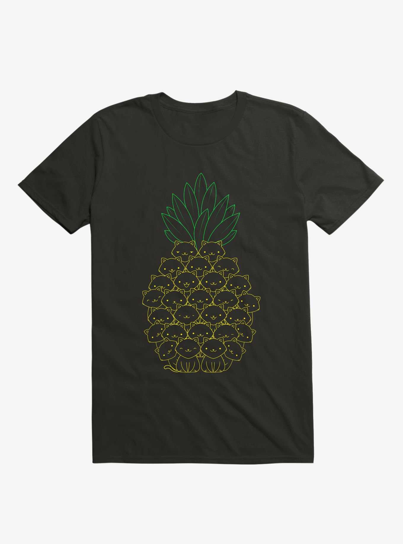Pineapple Cat T-Shirt, , hi-res