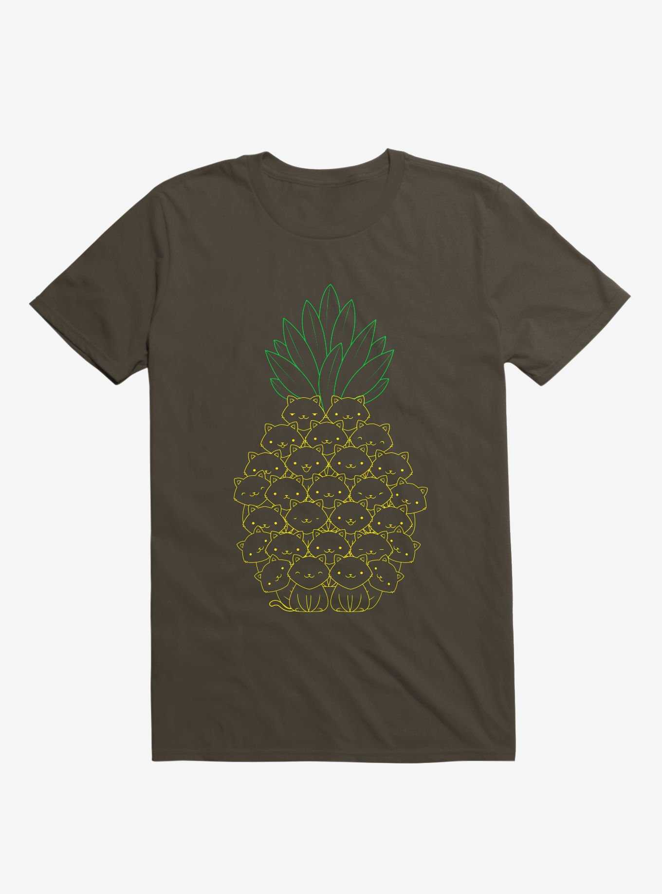 Pineapple Cat T-Shirt, , hi-res