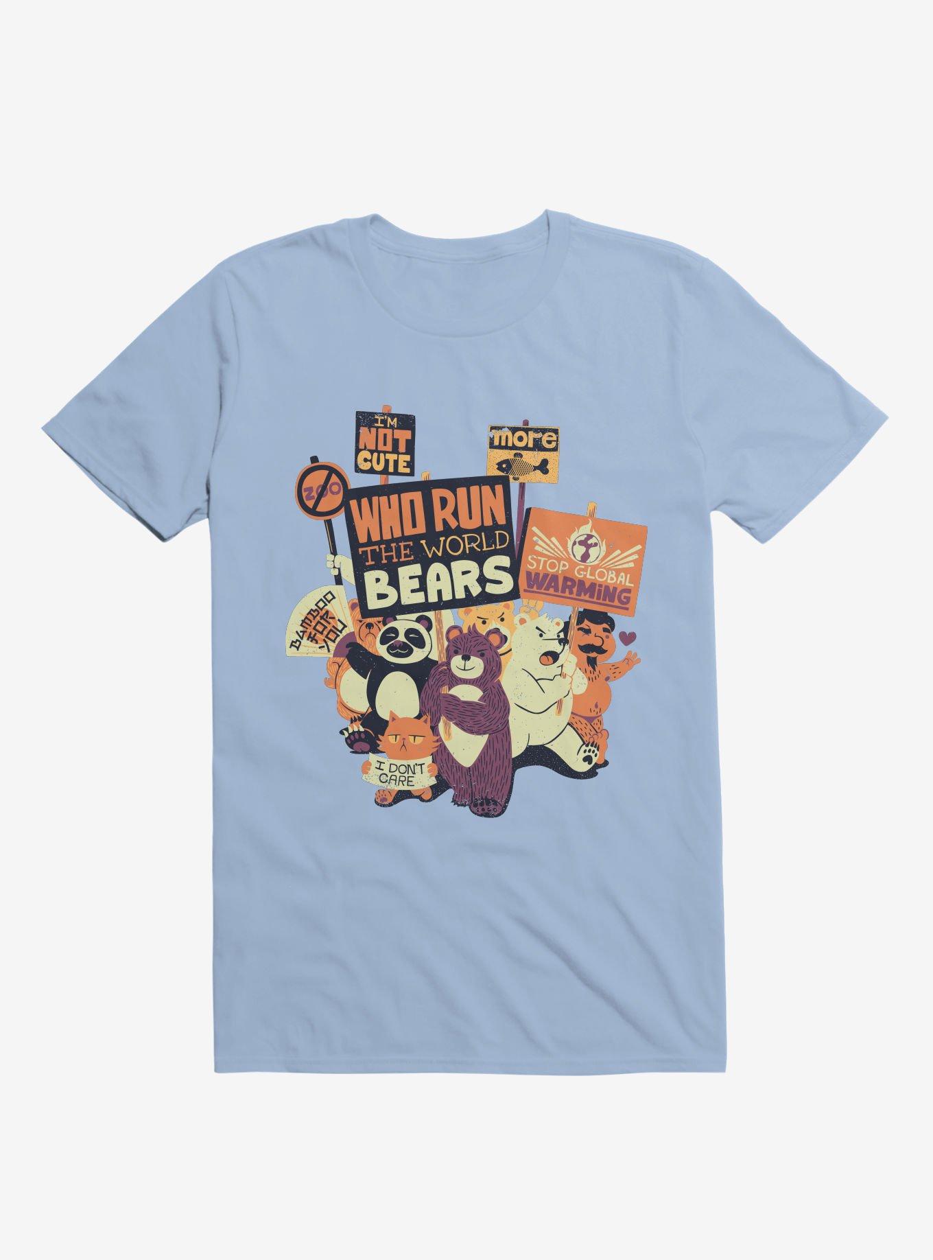 Who Run The World Bears XXX T-Shirt, LIGHT BLUE, hi-res