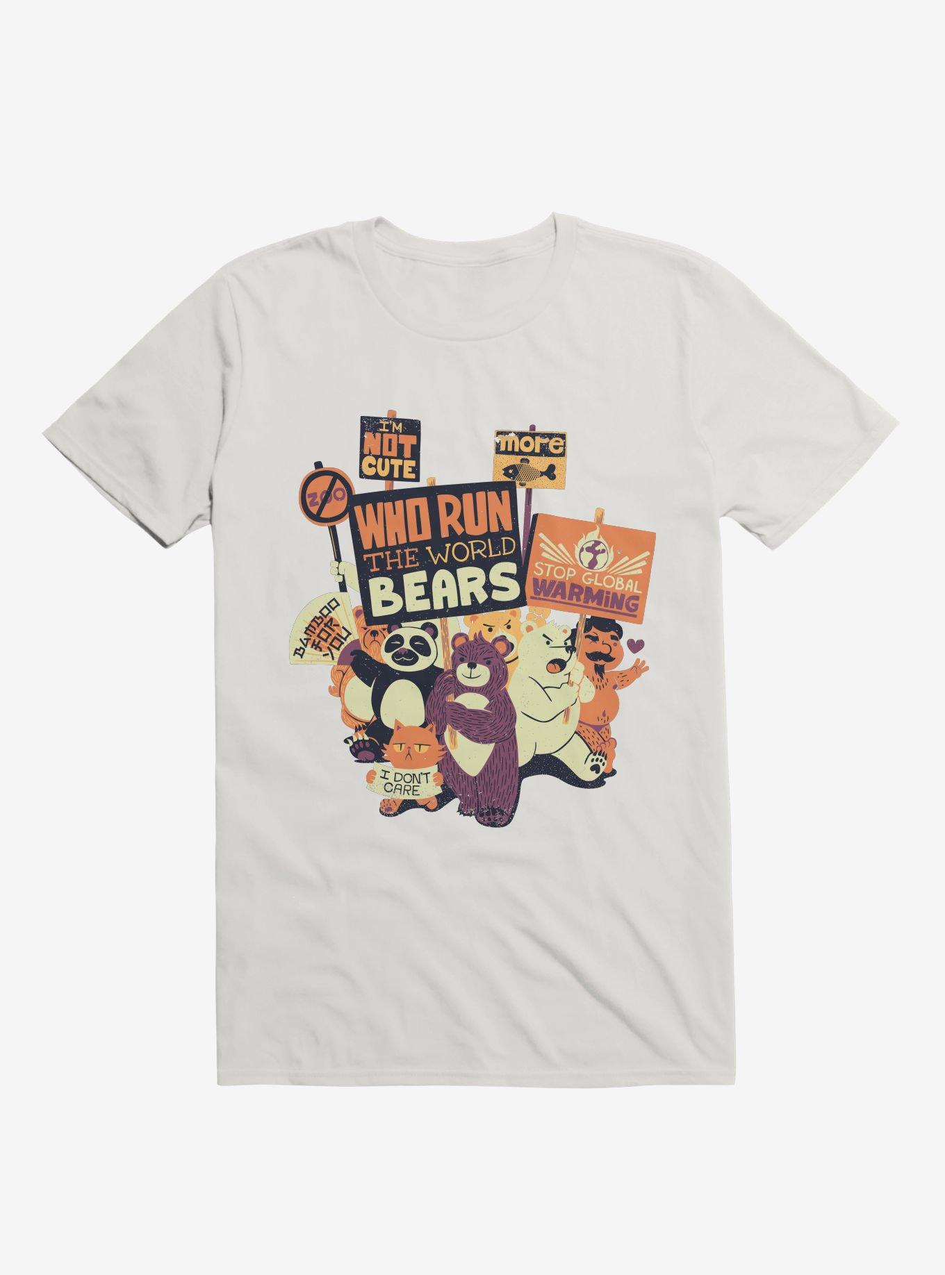 Who Run The World Bears XXX T-Shirt, WHITE, hi-res