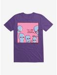 Strange Planet You Are Center Offspring T-Shirt, PURPLE, hi-res