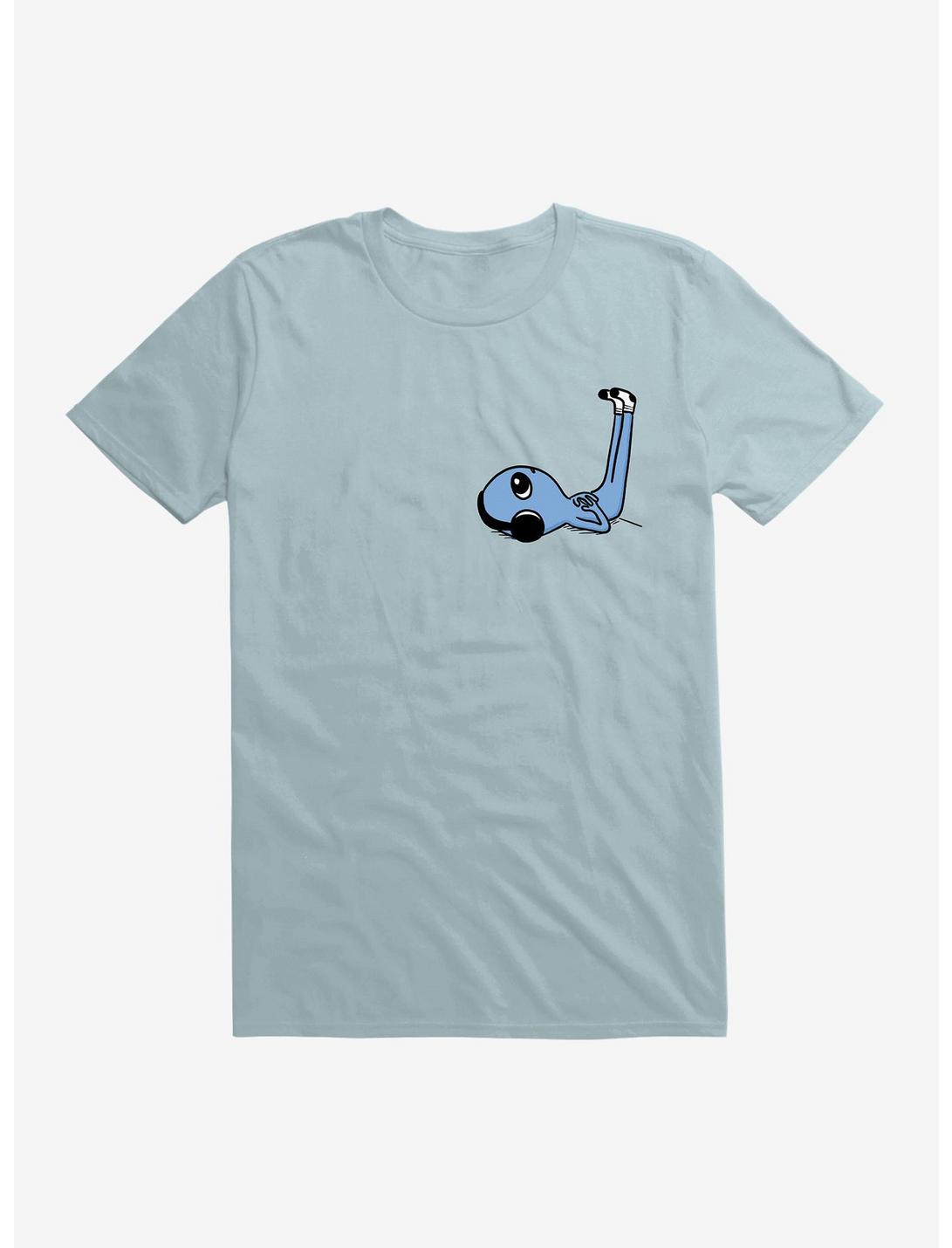 Strange Planet Headphones Limb Elevation Being Blue Version T-Shirt, LIGHT BLUE, hi-res