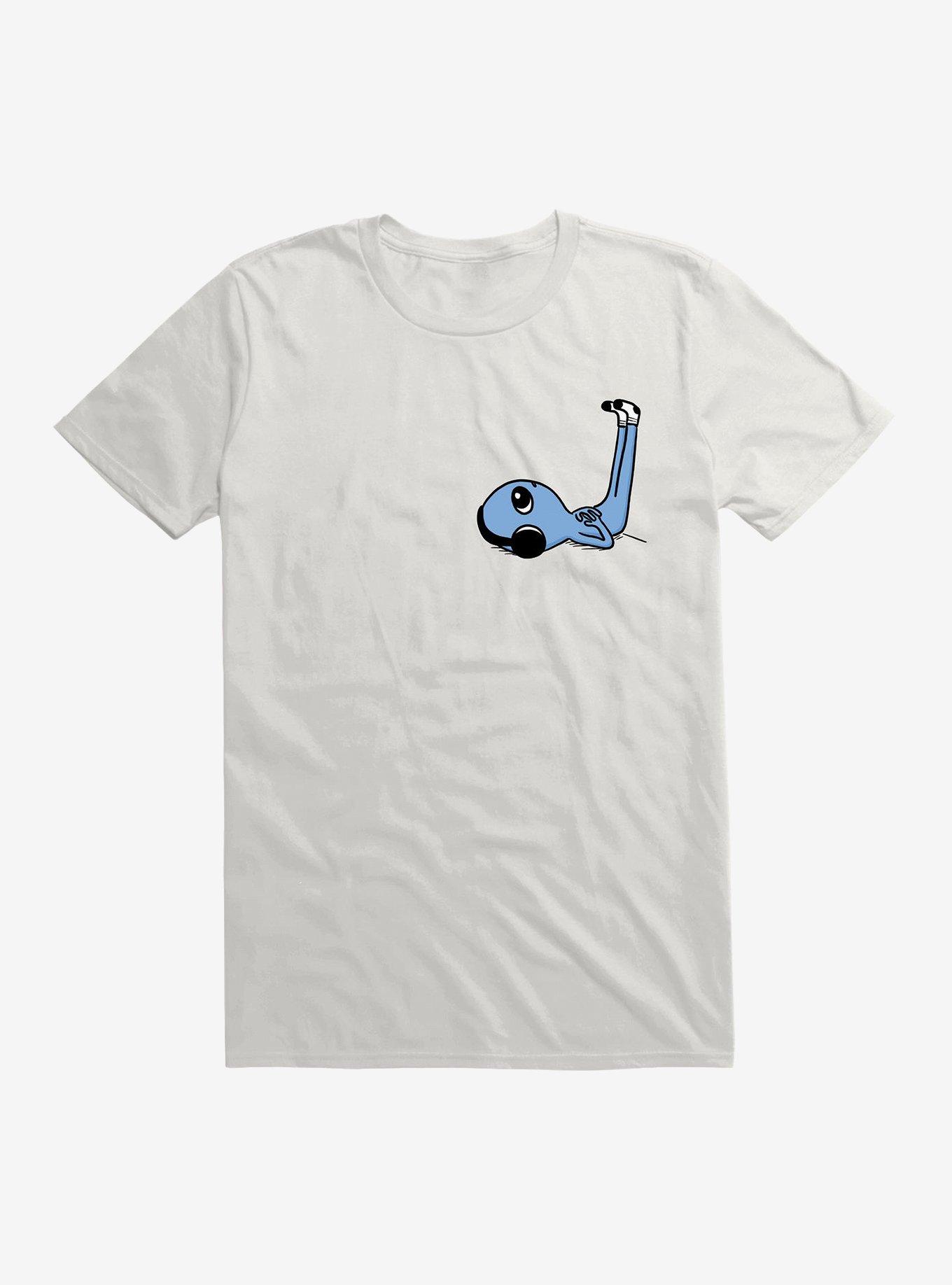 Strange Planet Headphones Limb Elevation Being Blue Version T-Shirt, WHITE, hi-res