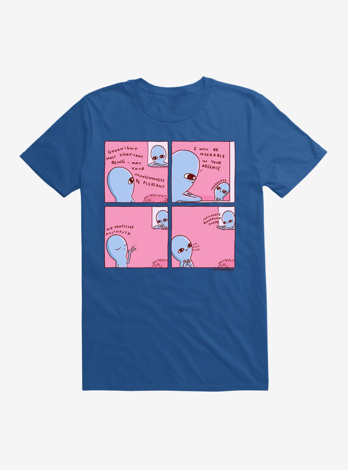 Strange Planet Inaccurate T-Shirt, ROYAL, hi-res