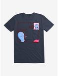 Strange Planet Mouthpush & Bloodpump T-Shirt, NAVY, hi-res