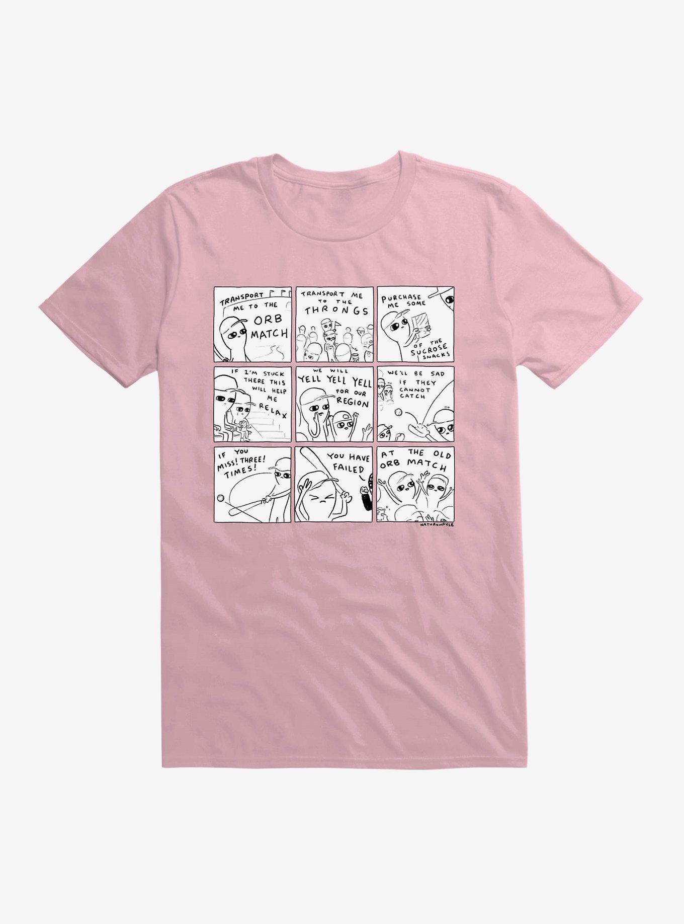 Strange Planet Transport Me To The Orb Match B&W T-Shirt, , hi-res