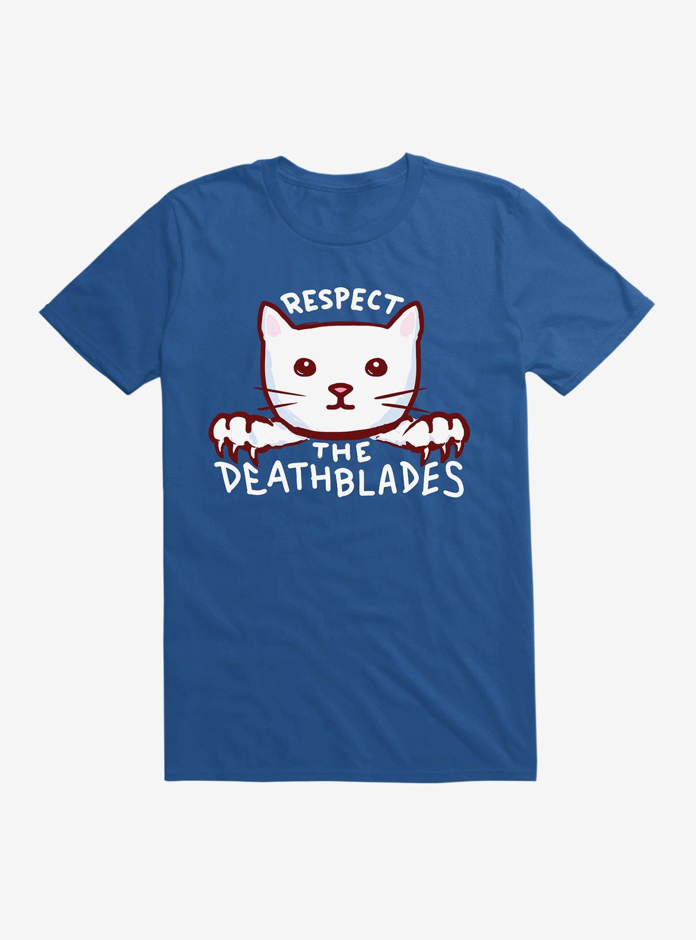 Strange Planet Respect The Death Blades (Blue) T-Shirt, ROYAL, hi-res