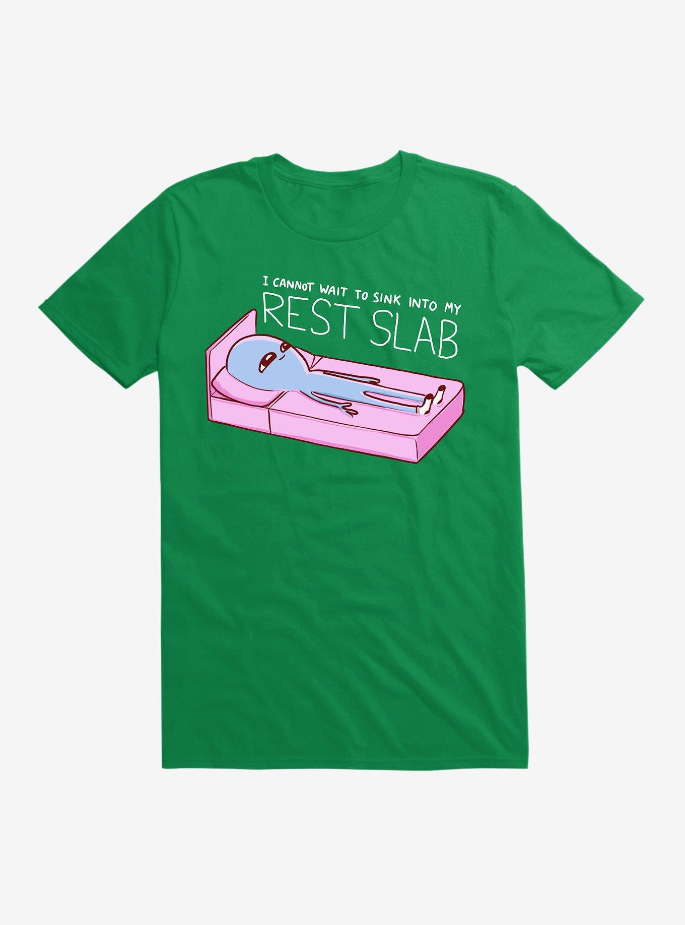 Strange Planet Rest Slab T-Shirt, KELLY GREEN, hi-res