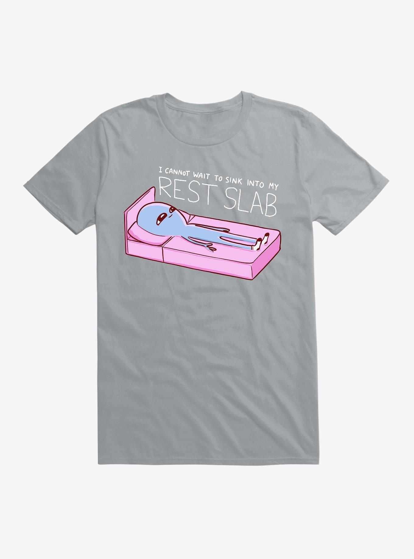 Strange Planet Rest Slab T-Shirt, SILVER, hi-res