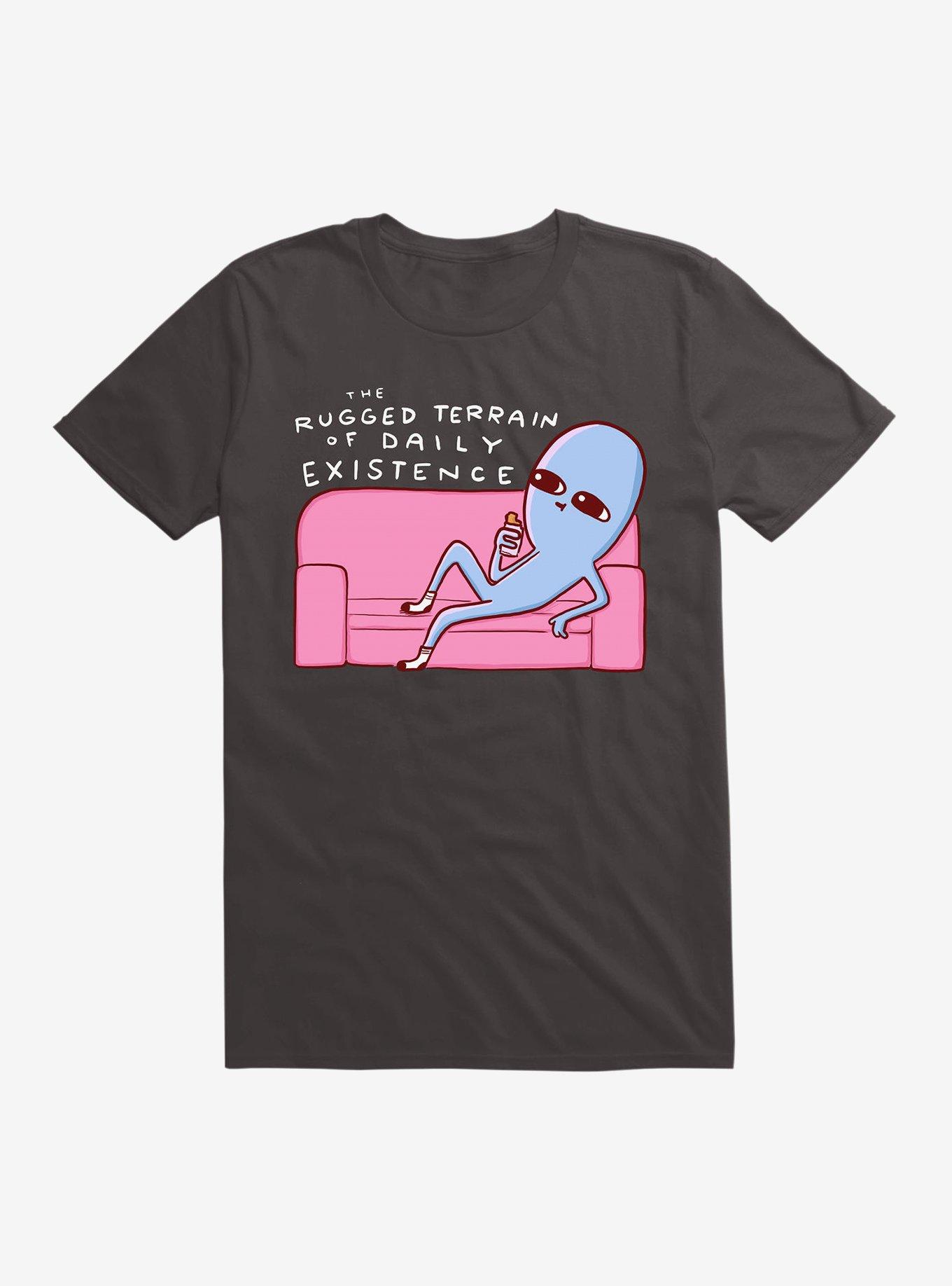 Strange Planet Rugged Terrain Of Daily Existence T-Shirt, , hi-res