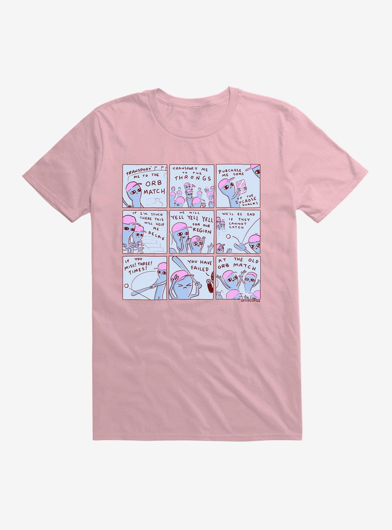 Strange Planet Transport To The Orb T-Shirt, LIGHT PINK, hi-res