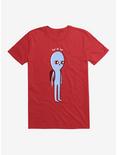Strange Planet Wow T-Shirt, RED, hi-res