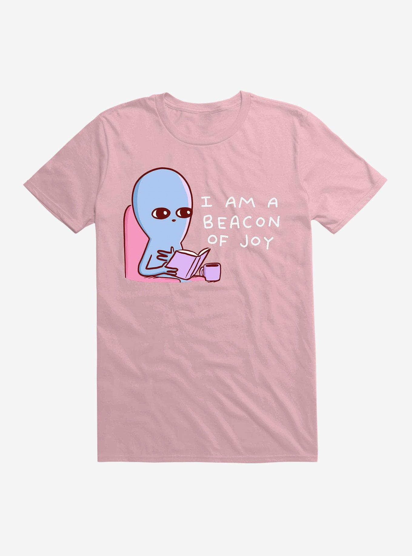 Strange Planet I Am A Beacon Of Joy T-Shirt, LIGHT PINK, hi-res