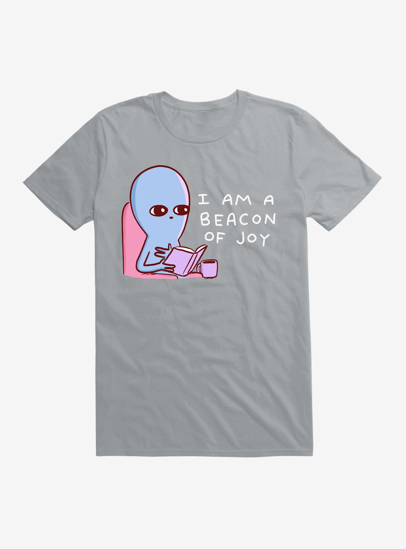 Strange Planet I Am A Beacon Of Joy T-Shirt, SILVER, hi-res