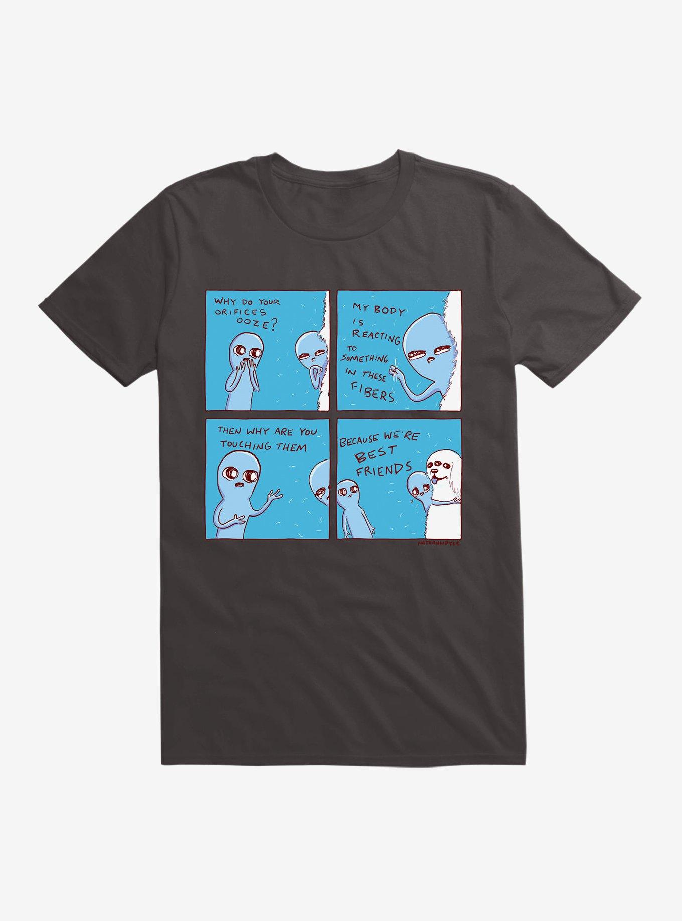 Strange Planet Best Friends T-Shirt, BLACK, hi-res