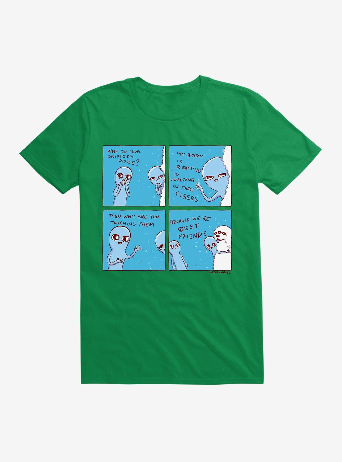 Strange Planet Best Friends T-Shirt, KELLY GREEN, hi-res
