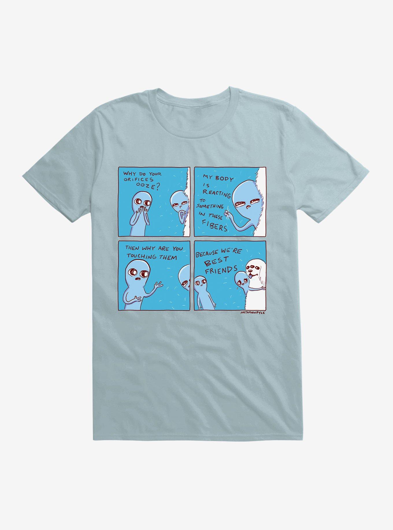 Strange Planet Best Friends T-Shirt, LIGHT BLUE, hi-res