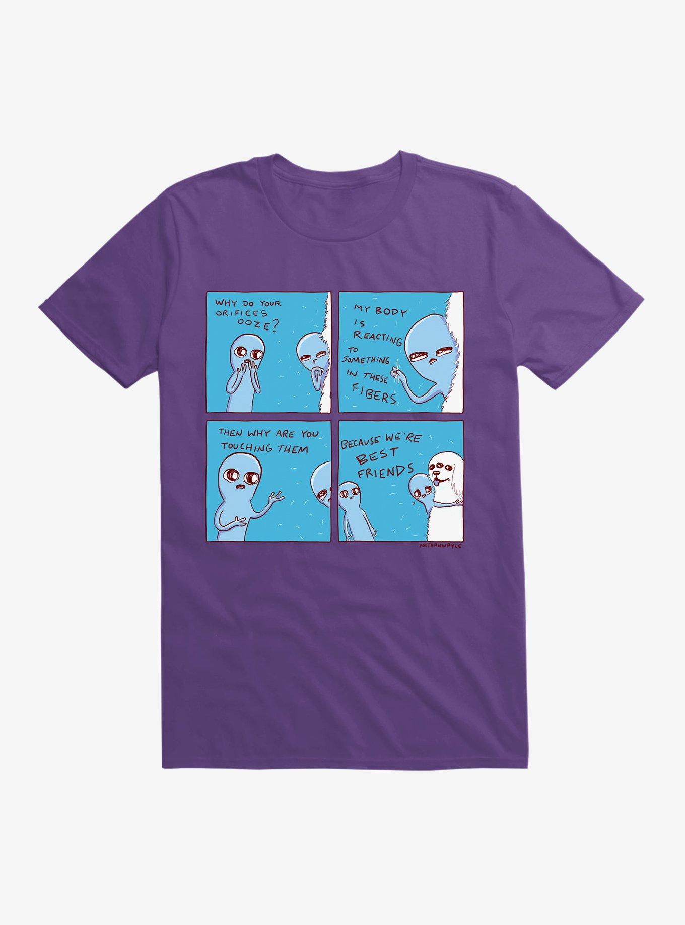 Strange Planet Best Friends T-Shirt, PURPLE, hi-res