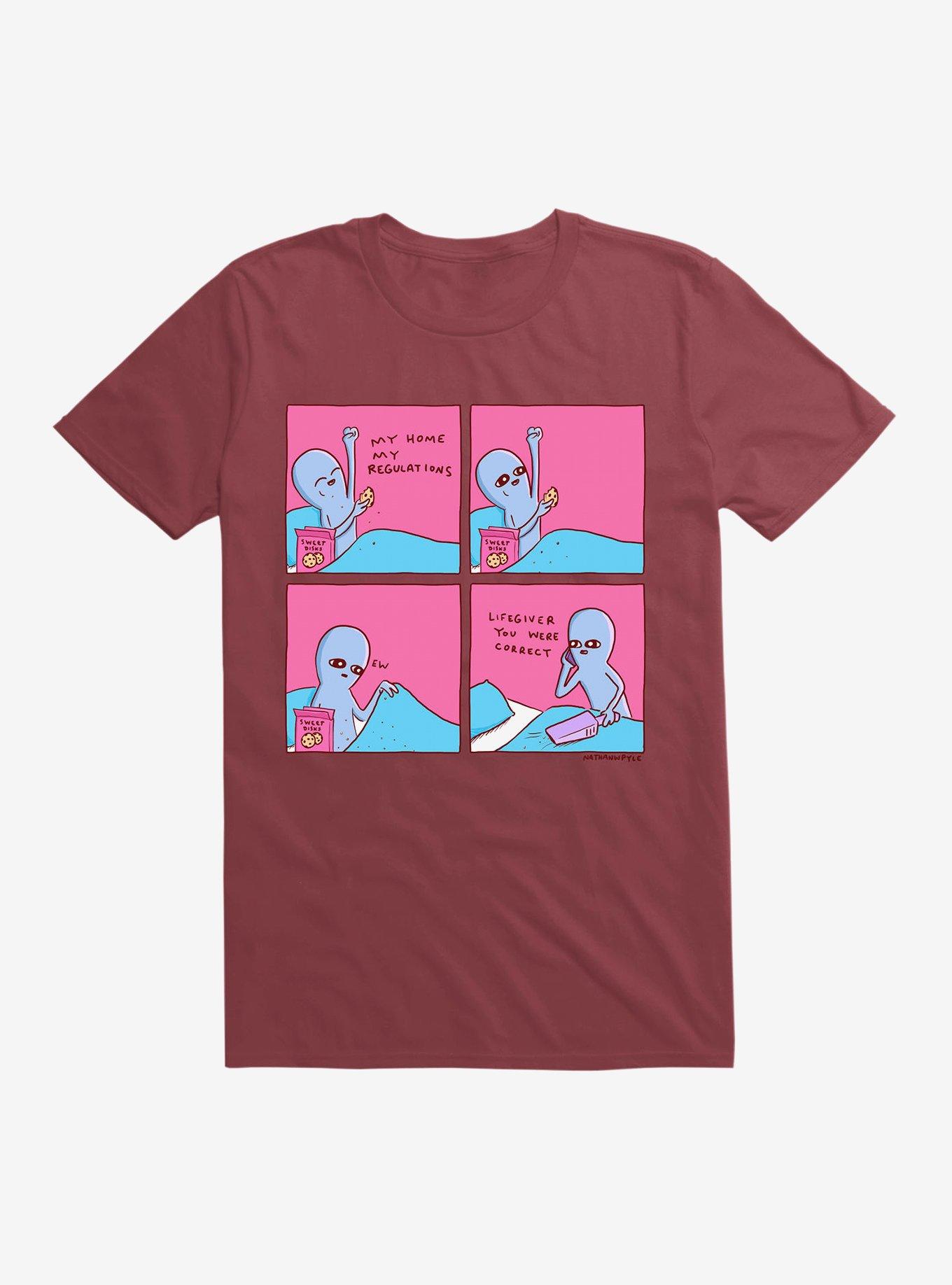 Strange Planet Lifegiver You Were Correct T-Shirt, SCARLET, hi-res