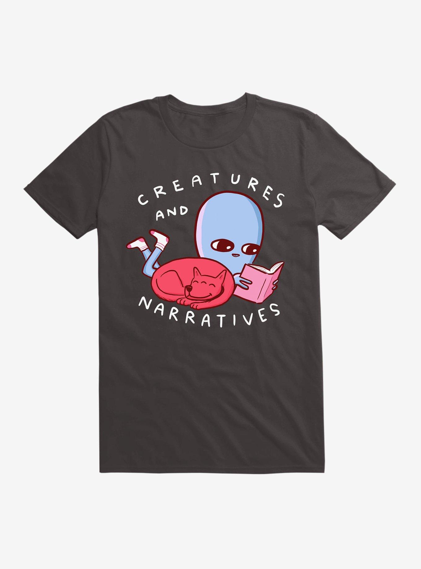 Strange Planet Creatures And Narrative Moral Creature Edition T-Shirt, BLACK, hi-res