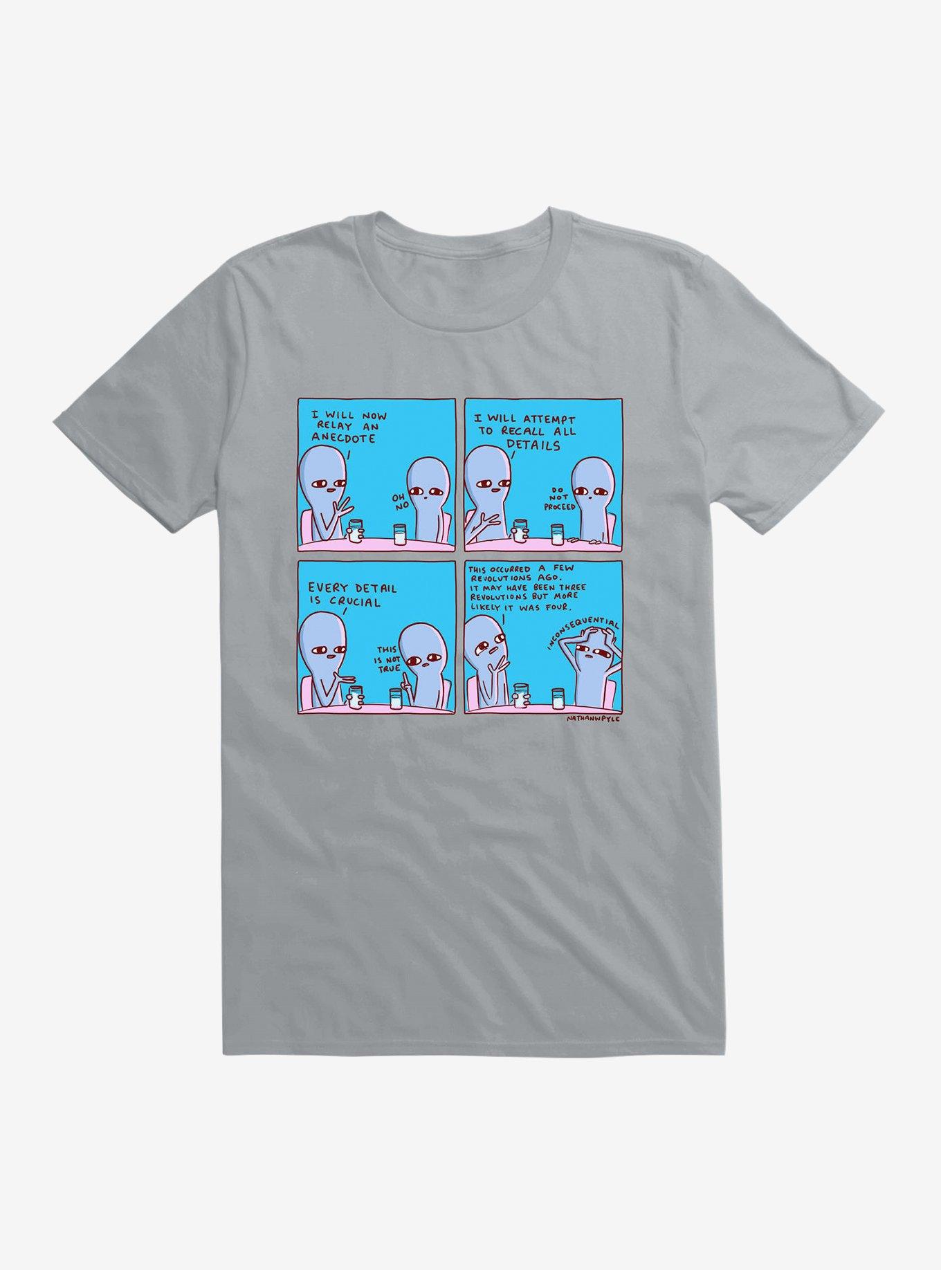 Strange Planet Inconsequential T-Shirt, SILVER, hi-res
