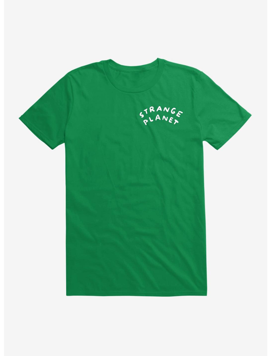 Strange Planet Pocket Logo T-Shirt, KELLY GREEN, hi-res
