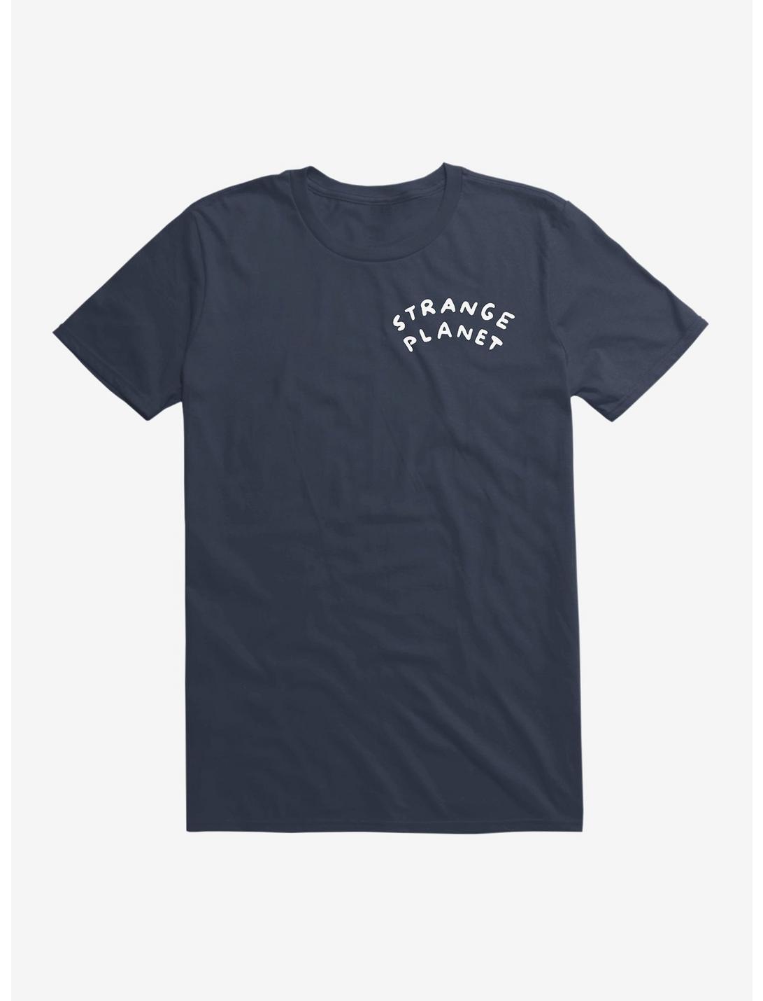 Strange Planet Pocket Logo T-Shirt, NAVY, hi-res