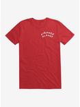 Strange Planet Pocket Logo T-Shirt, RED, hi-res