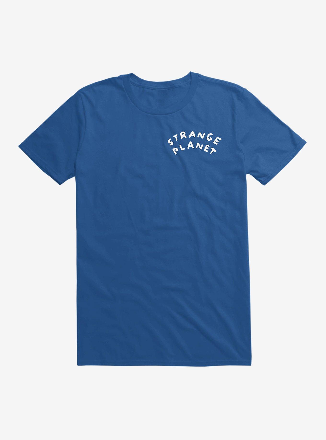 Strange Planet Pocket Logo T-Shirt, ROYAL, hi-res
