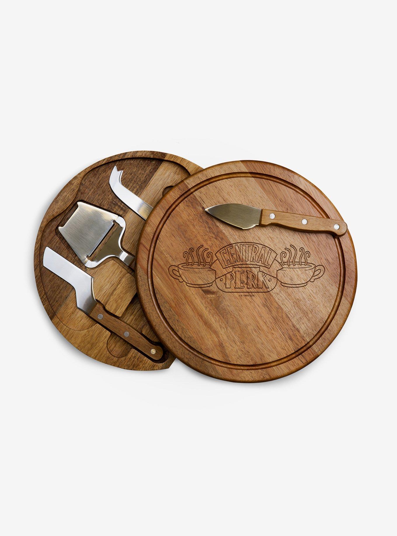 Friends Central Perk Acacia Cheese Board & Tools Set, , hi-res