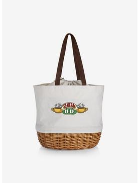 Plus Size Friends Central Perk Canvas Willow Basket Tote, , hi-res